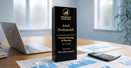 Custom Designed Finance Trophies Recognising Financial Excellence
