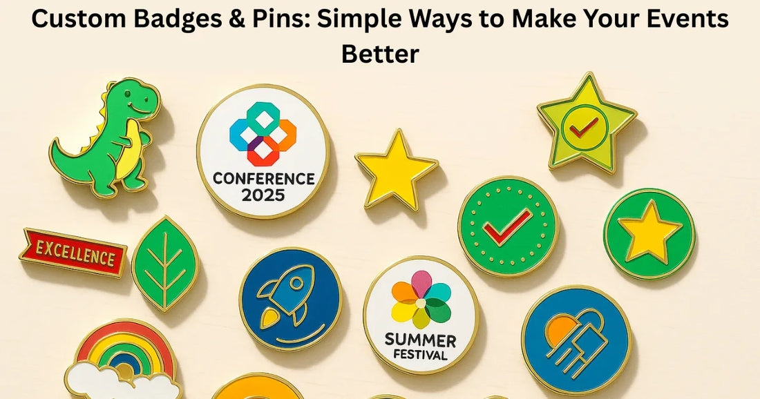 Custom Badges &amp; Pins: Simple Ways to Make Your Events Better