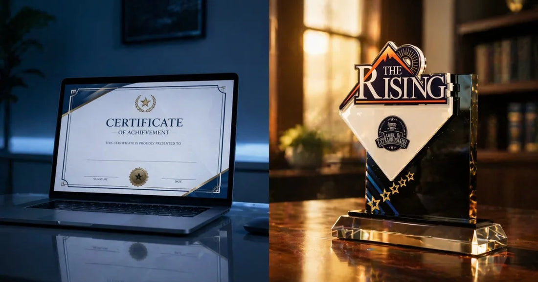 Digital Certificates vs Physical Awards: Why One Outlasts the Other