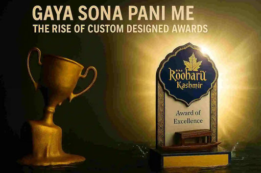 Gaya Sona Pani Me Why Custom Designed Corporate Awards Outshine Generic Trophies