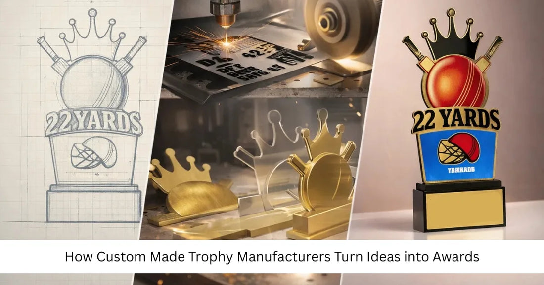 How Custom Made Trophy Manufacturers Turn Ideas into Awards