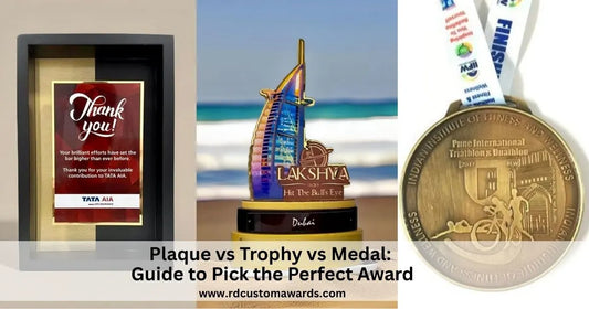 Plaque vs Trophy vs Medal: Guide to Pick the Perfect Award