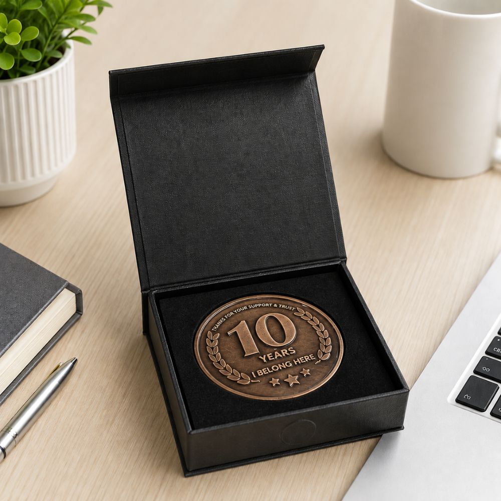 10 Years Service Anniversary Medal