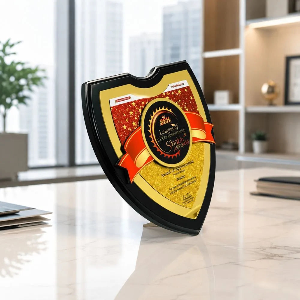 Premium Corporate Achievement Shield