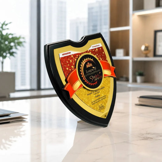 Premium Corporate Achievement Shield