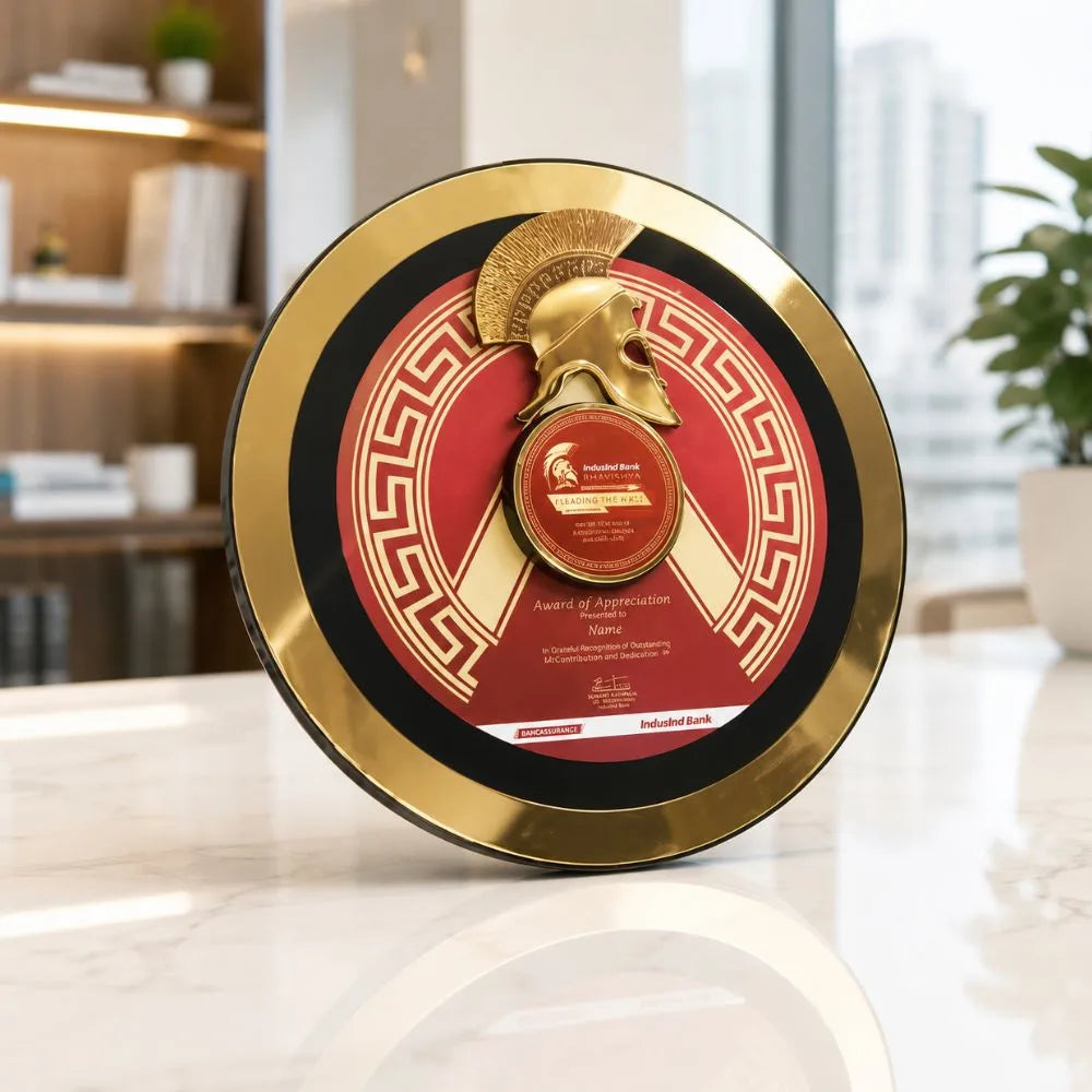 Spartan Shield Appreciation Plaque