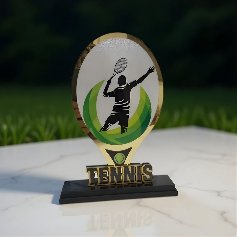Custom Designed Tennis Tournament Trophy India