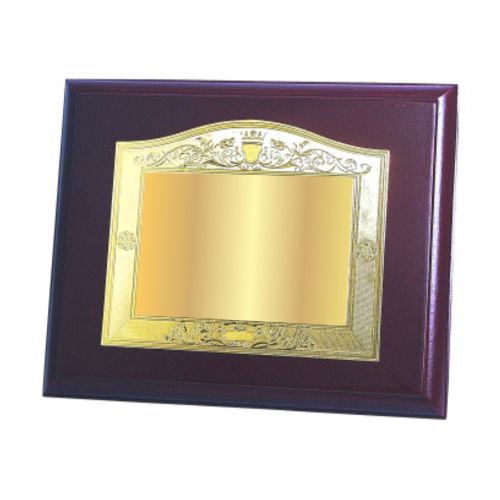 Golden Certificate Brown Plaque 