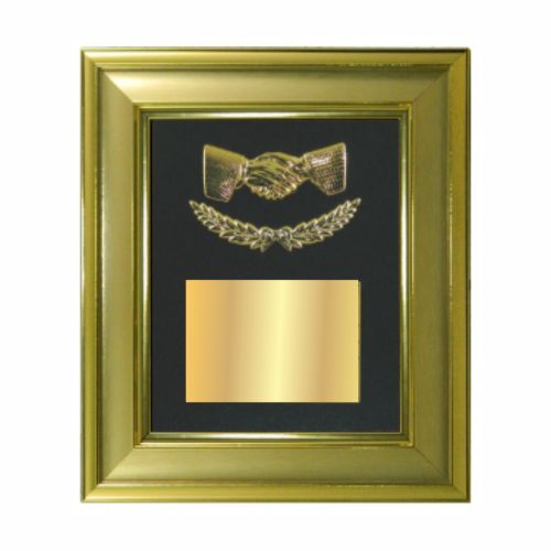 Handshake Golden Frame Memento 