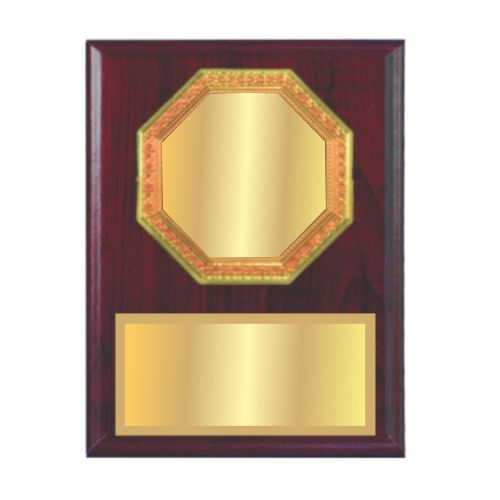 Splendid Maroon Wooden Plaque 