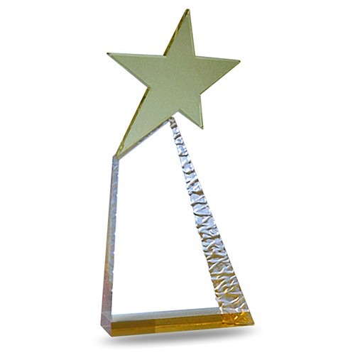 Triumphant Star Crystal Trophy 