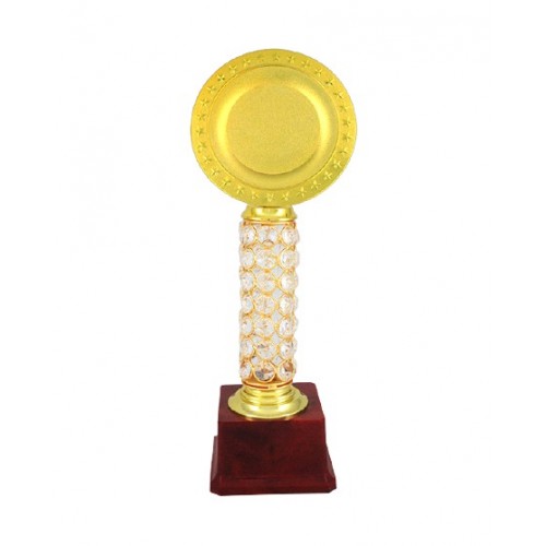 Coronet Gold Plate Fiber Trophy 