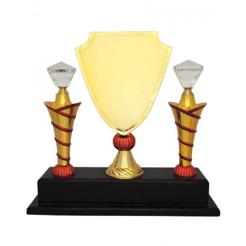 Diamond Shield Fiber Trophy 