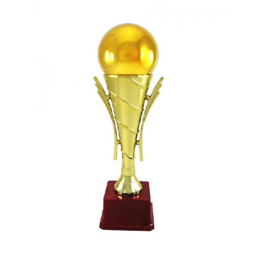 Gold Ball Fiber Trophy 
