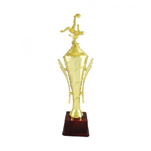 Gold Cone Best Batsman Fiber Trophy