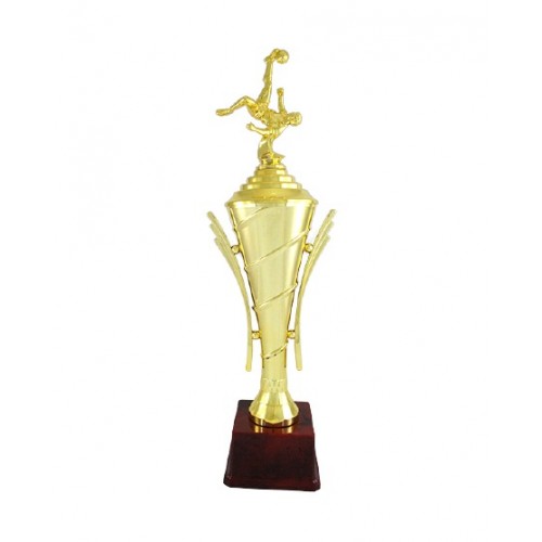 Gold Cone Best Batsman Fiber Trophy 