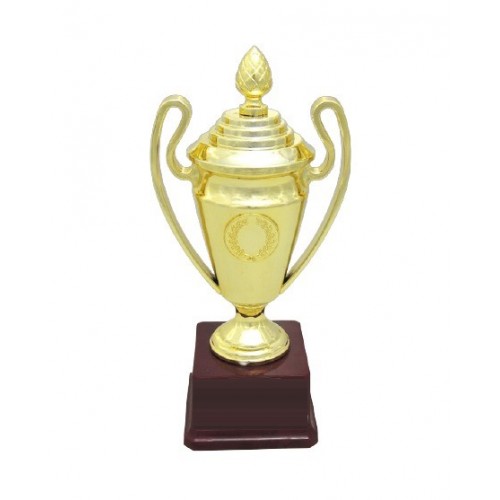 Gold Plated Fiber Cup Trophy 