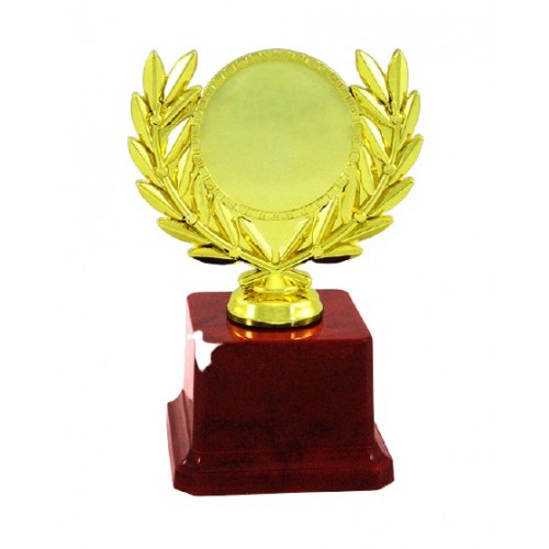 Mini Wreath Badge Fiber Trophy 