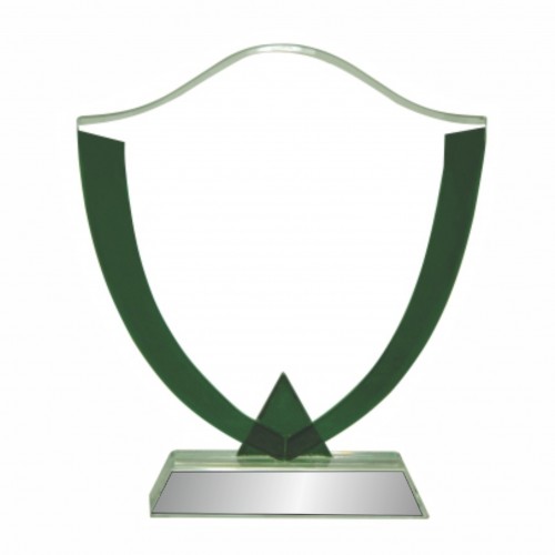 Shield Glass Trophy 