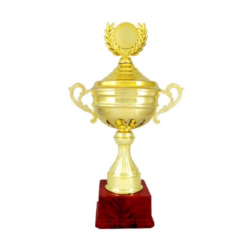 Bulgy Metal Cup Badge Trophy 