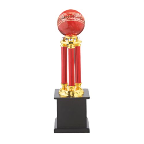 Cricket Ball Metal Trophy 