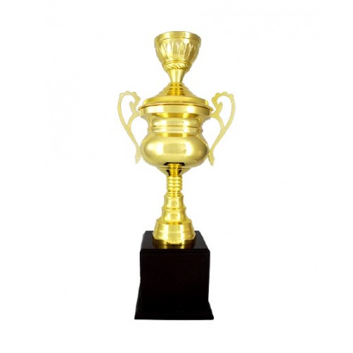 Curvy Metal Cup Trophy 