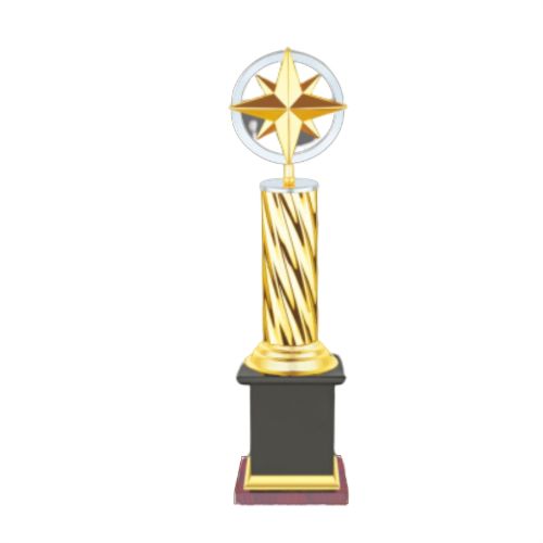 Deluxe Star Metal Trophy 