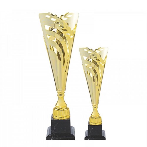 Designer Metal Cone Trophy 