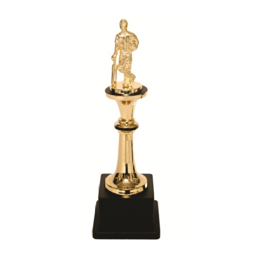 Elegant Batsman Metal Trophy 