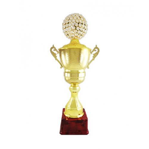 Gem Ball Metal Trophy Cup 