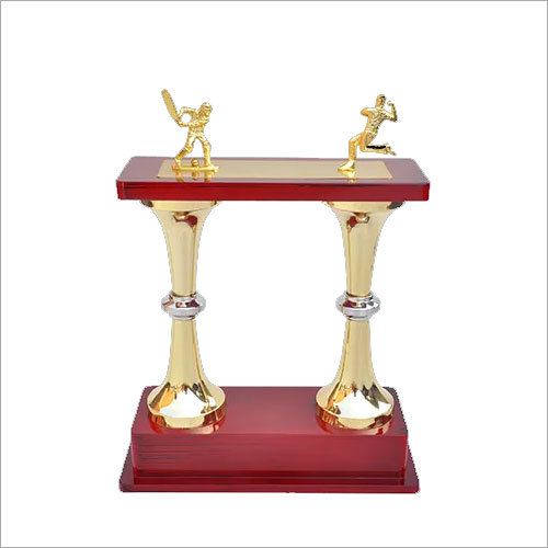 Wondrous Cricket Metal Trophy 