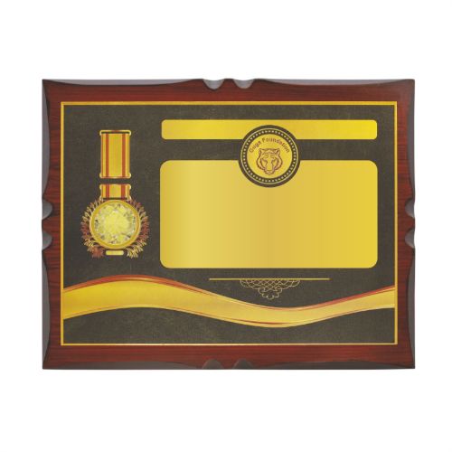 Unique Design Foil Wooden Plaque 